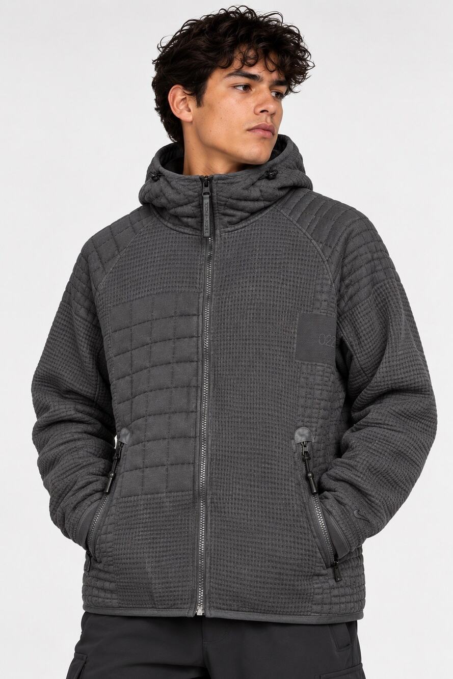 Nike Tech Pack Therma-FIT ADV Full-Zip Hooded Jacket Zip Pockets Gray L